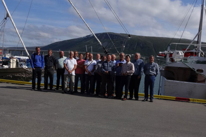 Arbeidsgruppen i subkomite 77B under møtet i Tromsø juli 2015