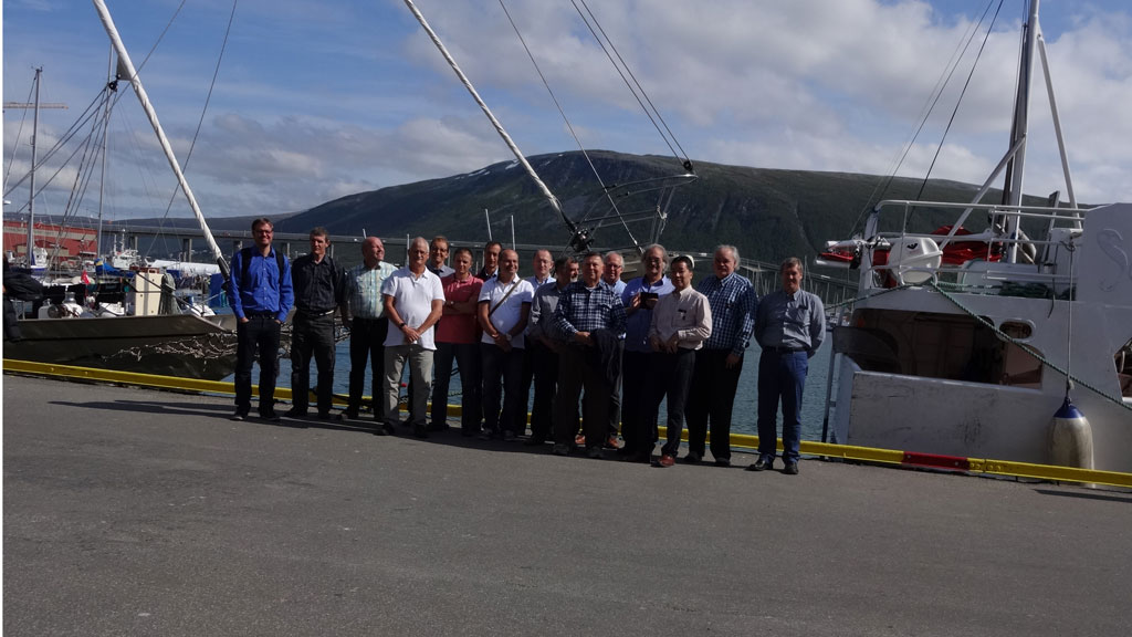 Arbeidsgruppen i subkomite 77B under møtet i Tromsø juli 2015