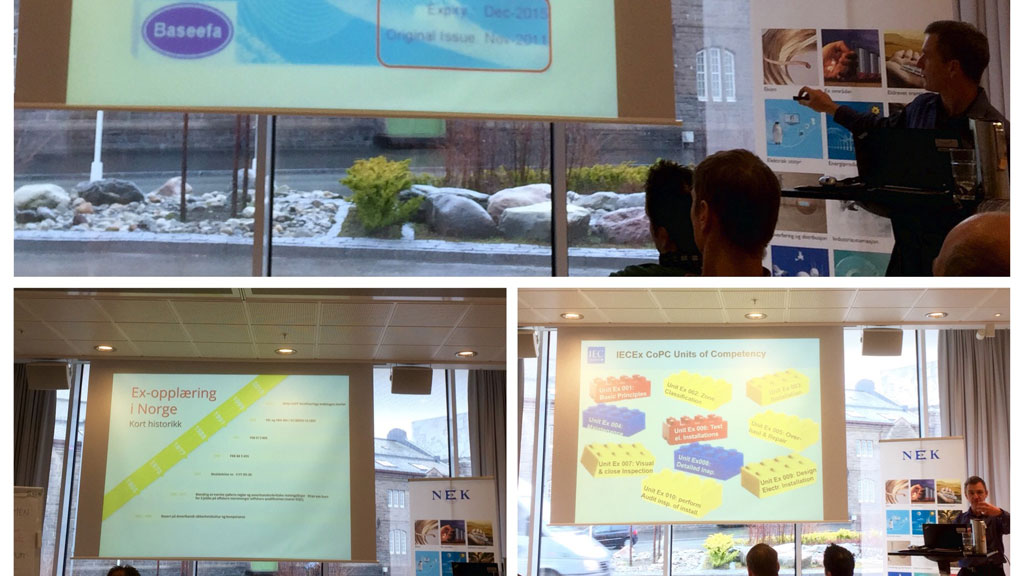 IECEx Copc konferansen i Stavanger, april 2015
