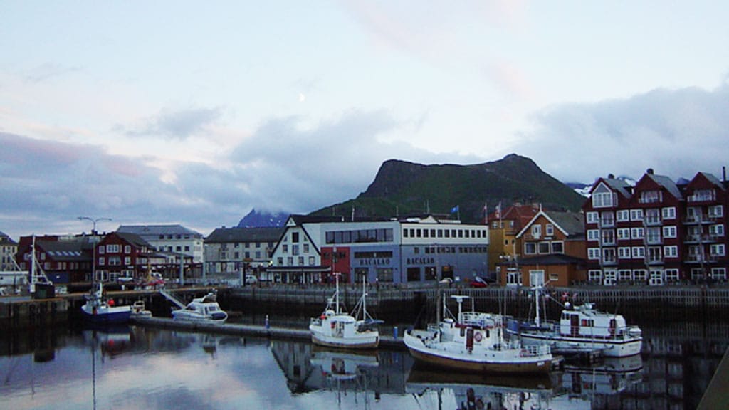 Fiskebåter i Lofoten