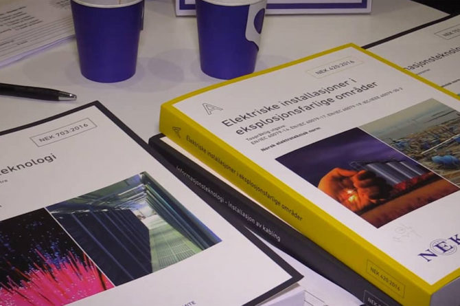 Lansering av NEK 420A på Eliaden 2016