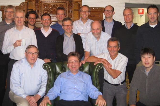 IEC TC17 Maintenance Team 1 i Skien. Pål Skryten bakerst til venstre.