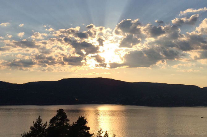 Solnedgang