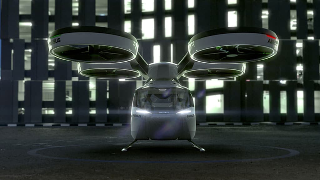 Airbus og Italdesigns prototype av flyvende bil