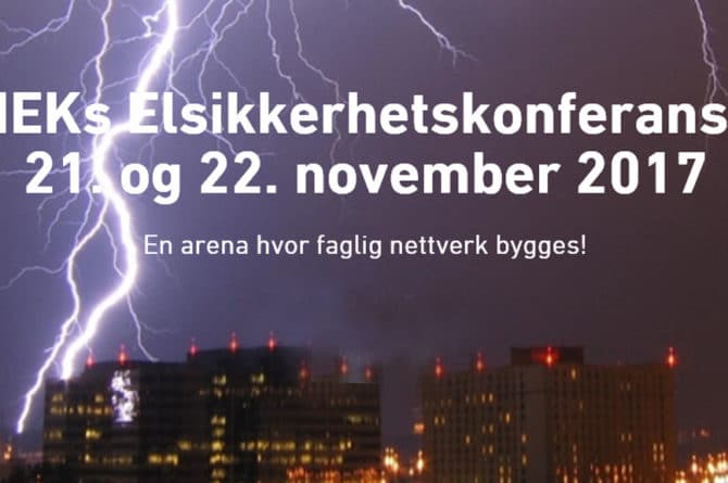 Velkommen til NEKs Elsikkerhetskonferanse 2017