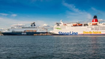 Båter fra DFDS og Stena Line bruker det nye anlegget for landstrøm