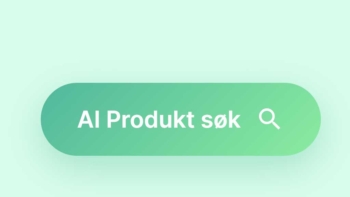 BIldet viser knappen til NEKs AI søkemotor